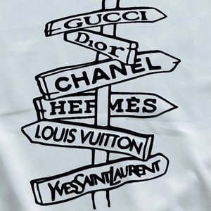 Women’s Street Sign Crew Neck Ivory NWOT Size XL